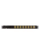 ATEN Konzol 1U Short Depth Single Rail, WideScreen LCD, PS2/USB-VGA 1366x768, 16 port - CL3116NX-ATA-AG